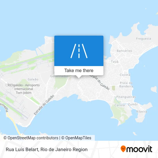 Rua Luís Belart map