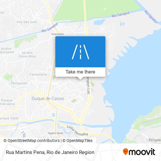 Rua Martins Pena map
