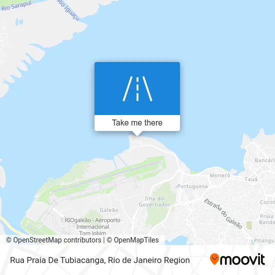 Rua Praia De Tubiacanga map