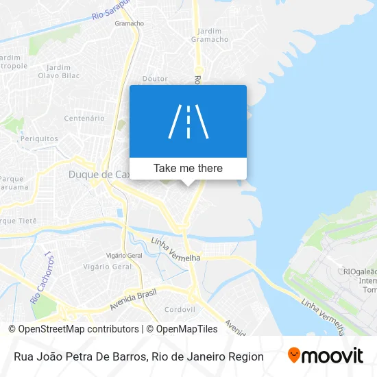 Rua João Petra De Barros map