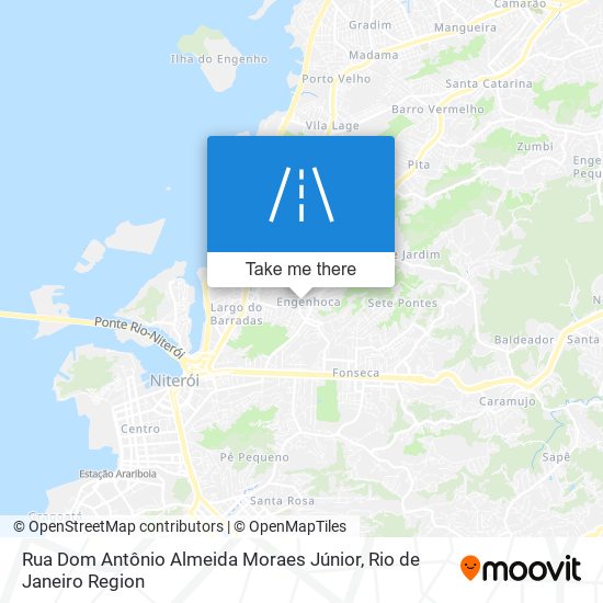 Mapa Rua Dom Antônio Almeida Moraes Júnior