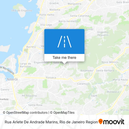 Rua Arlete De Andrade Marins map