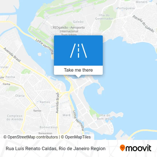 Rua Luís Renato Caldas map