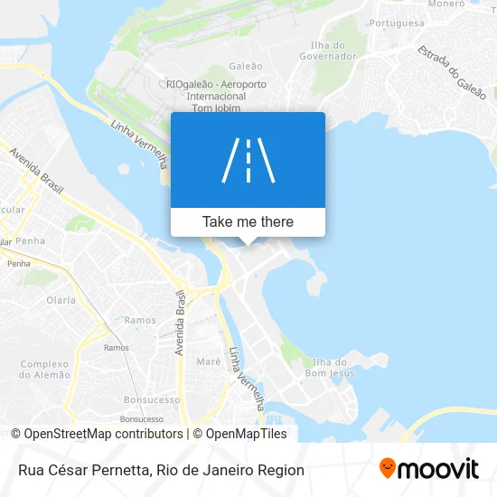 Rua César Pernetta map