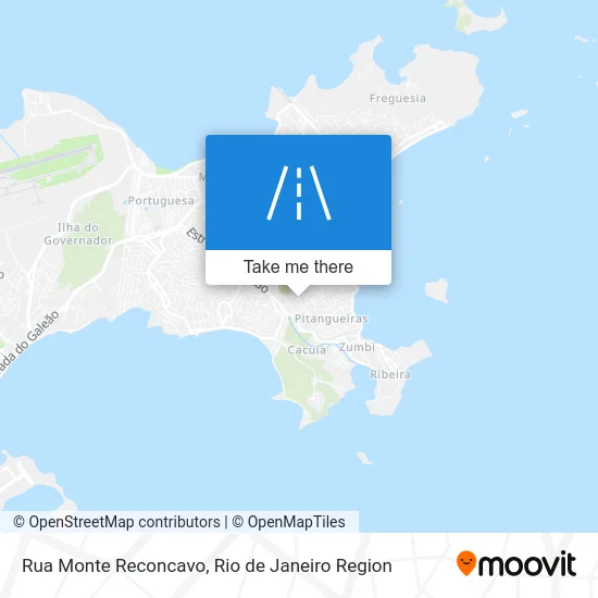 Rua Monte Reconcavo map