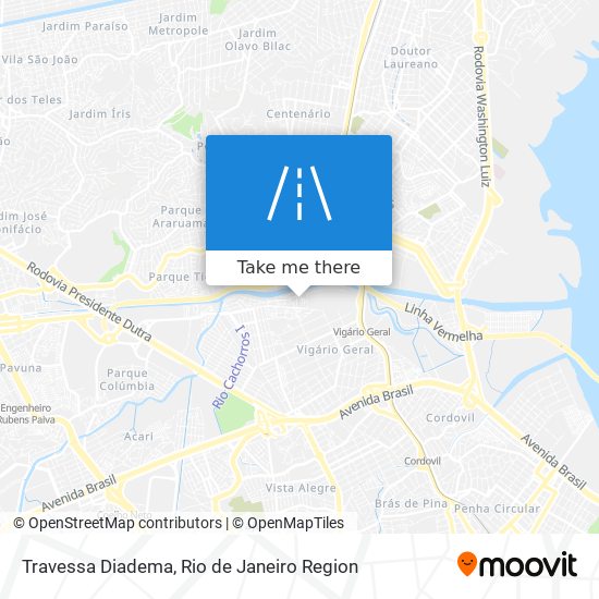 Travessa Diadema map