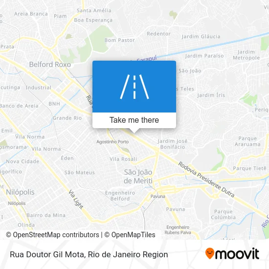 Rua Doutor Gil Mota map