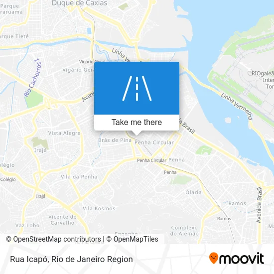 Rua Icapó map