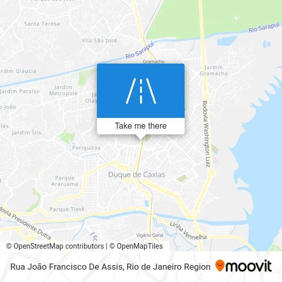 Rua Joāo Francisco De Assis map