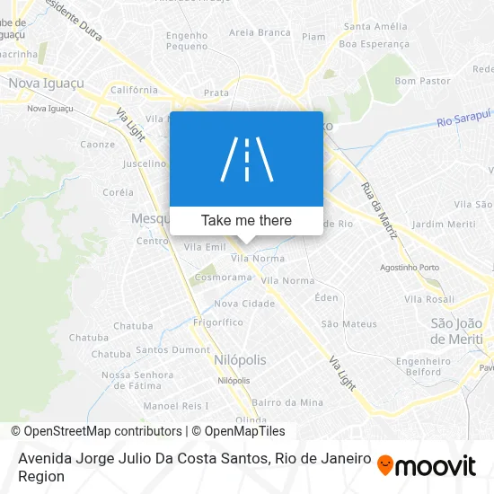Avenida Jorge Julio Da Costa Santos map