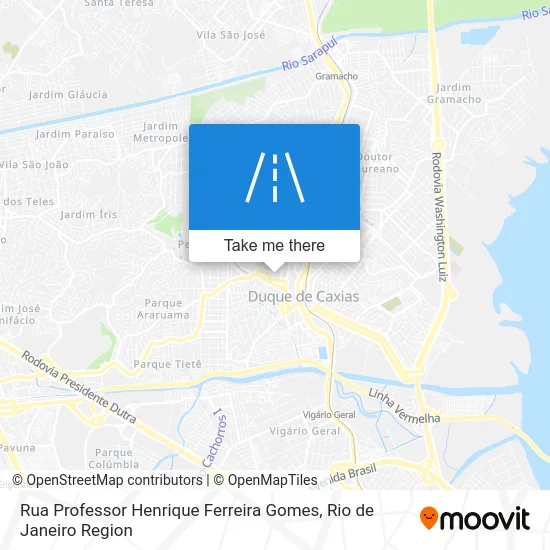 Rua Professor Henrique Ferreira Gomes map