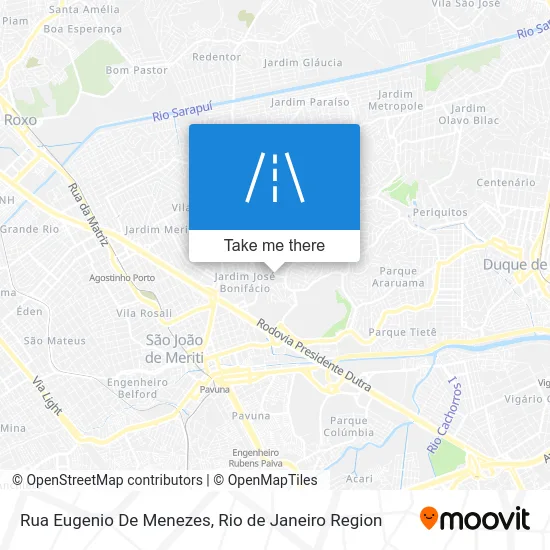 Rua Eugenio De Menezes map