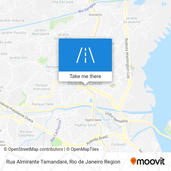 Rua Almirante Tamandaré map