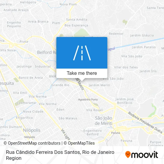 Rua Cândido Ferreira Dos Santos map