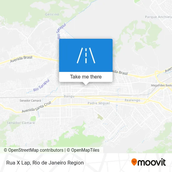 Rua X Lap map