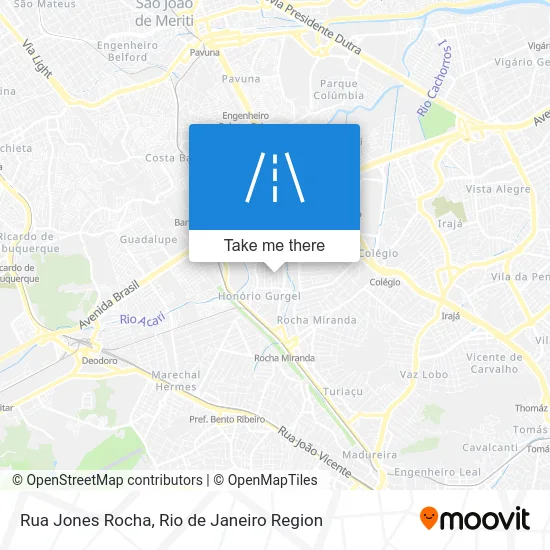 Rua Jones Rocha map