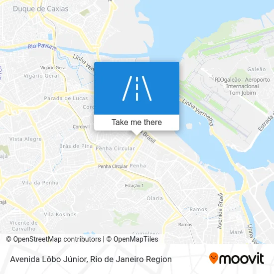 Avenida Lôbo Júnior map