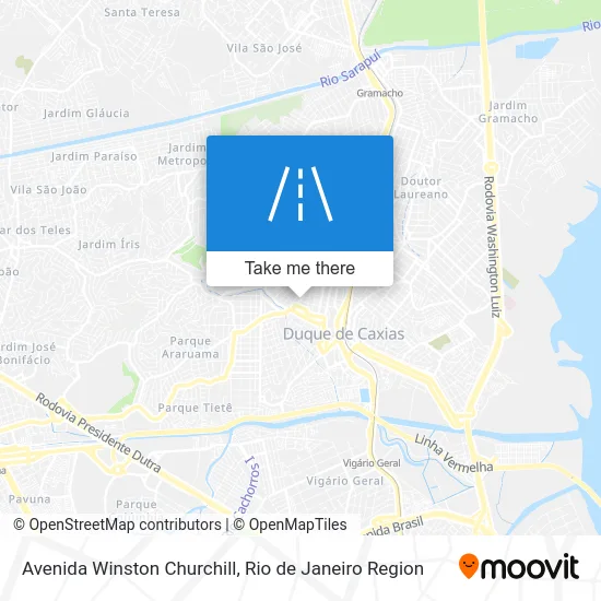 Avenida Winston Churchill map
