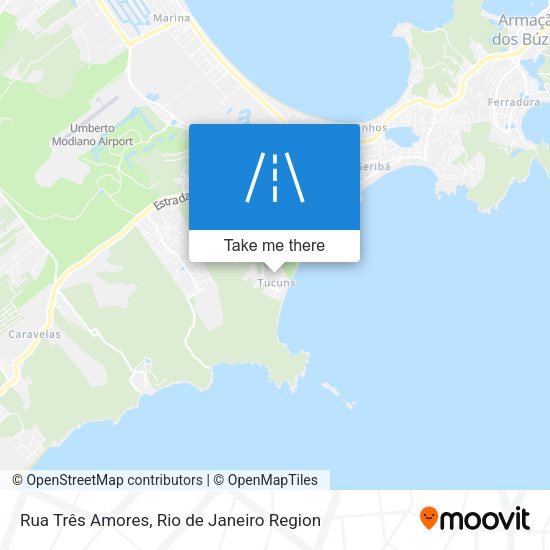Rua Três Amores map