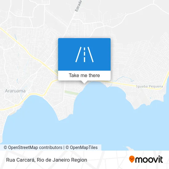 Rua Carcará map
