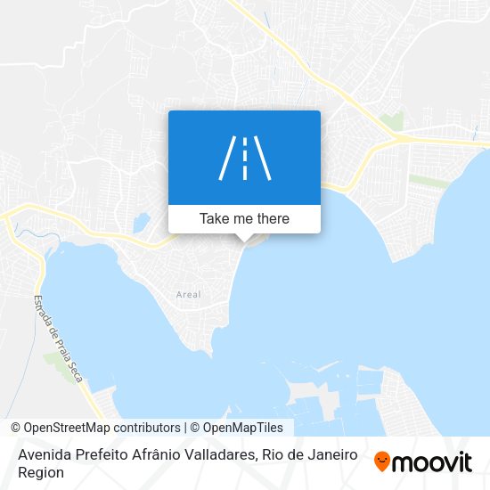 Avenida Prefeito Afrânio Valladares map