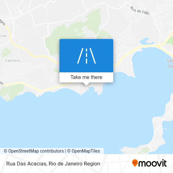 Rua Das Acacias map
