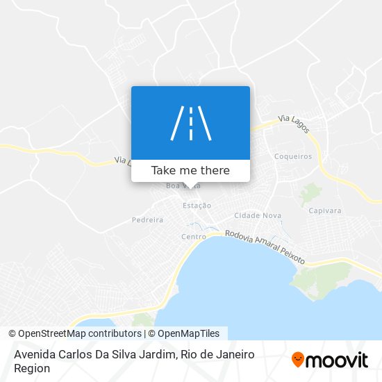 Mapa Avenida Carlos Da Silva Jardim