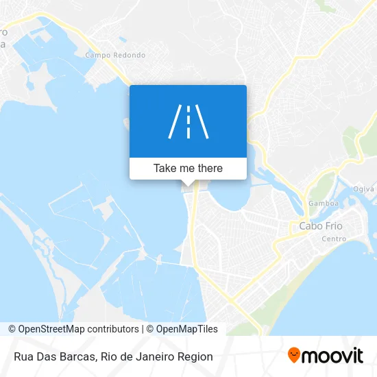 Rua Das Barcas map