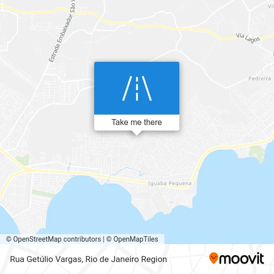 Rua Getúlio Vargas map