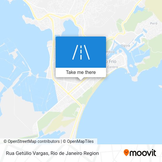 Rua Getúlio Vargas map
