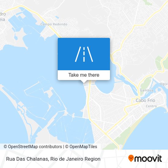 Rua Das Chalanas map