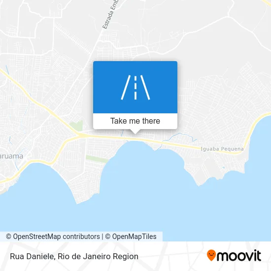 Rua Daniele map