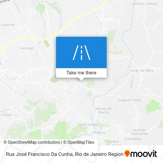 Rua José Francisco Da Cunha map
