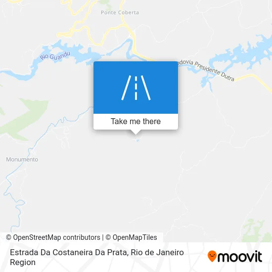 Estrada Da Costaneira Da Prata map
