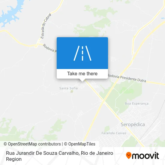 Rua Jurandir De Souza Carvalho map