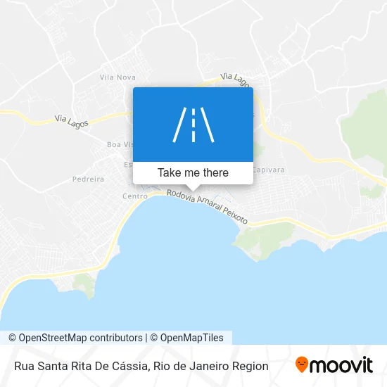 Rua Santa Rita De Cássia map