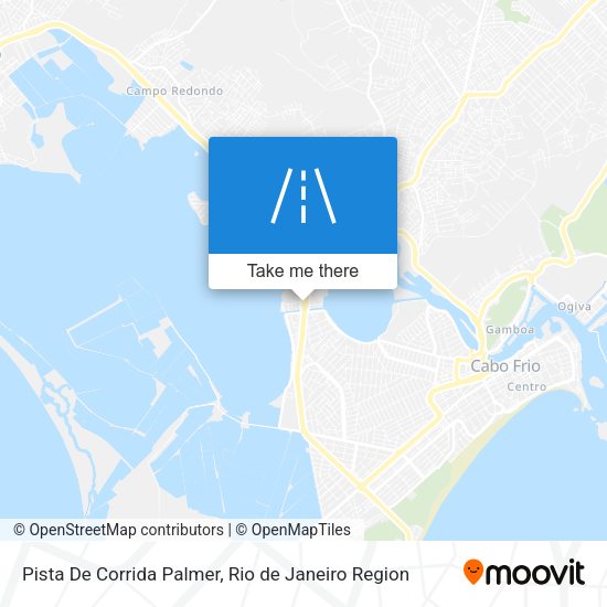 Pista De Corrida Palmer map