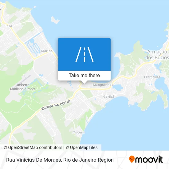 Rua Vinícius De Moraes map