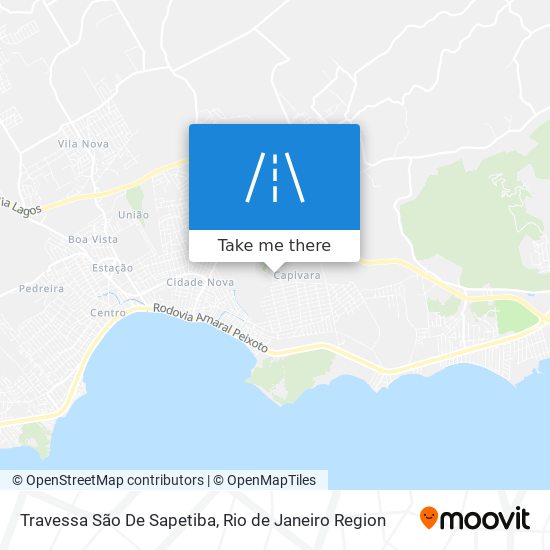 Mapa Travessa São De Sapetiba