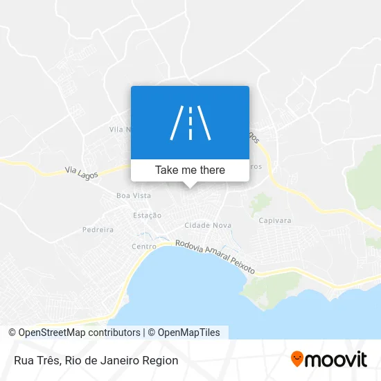 Rua Três map