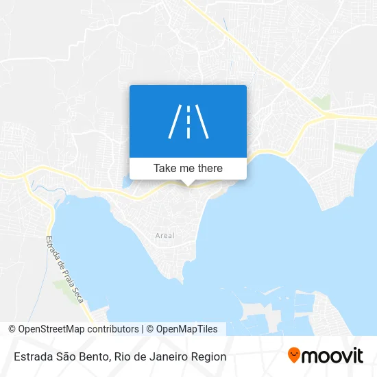 Estrada São Bento map