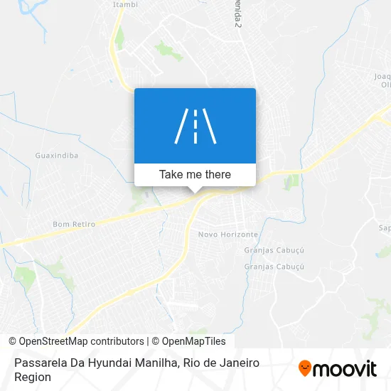 Passarela Da Hyundai Manilha map