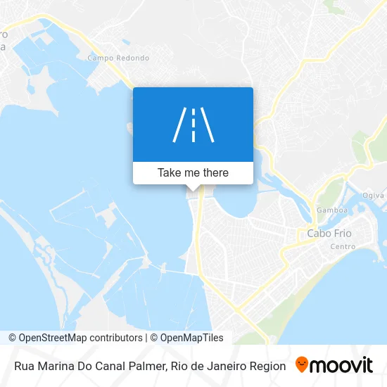Rua Marina Do Canal Palmer map