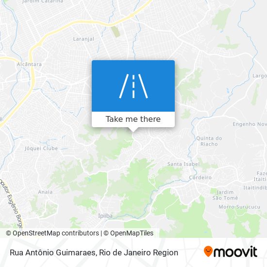 Mapa Rua Antônio Guimaraes