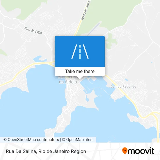 Rua Da Salina map