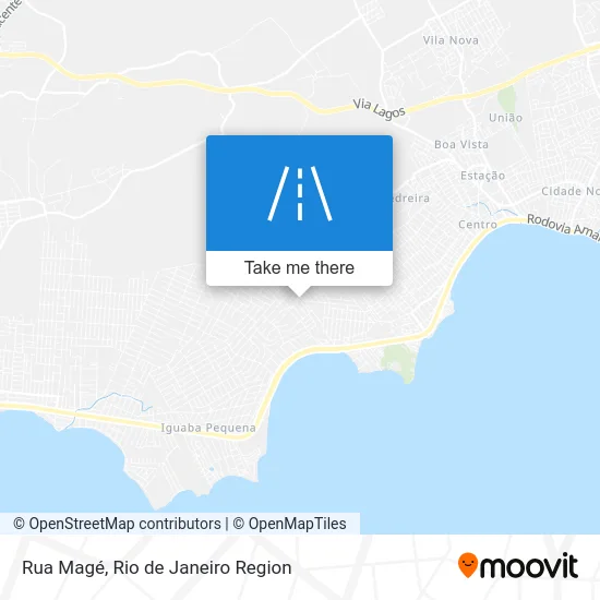 Rua Magé map