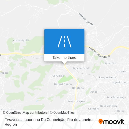 Tvravessa Isaurinha Da Conceição map