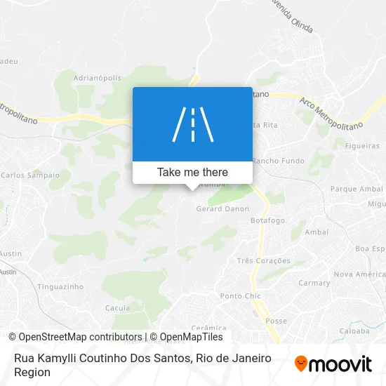 Rua Kamylli Coutinho Dos Santos map