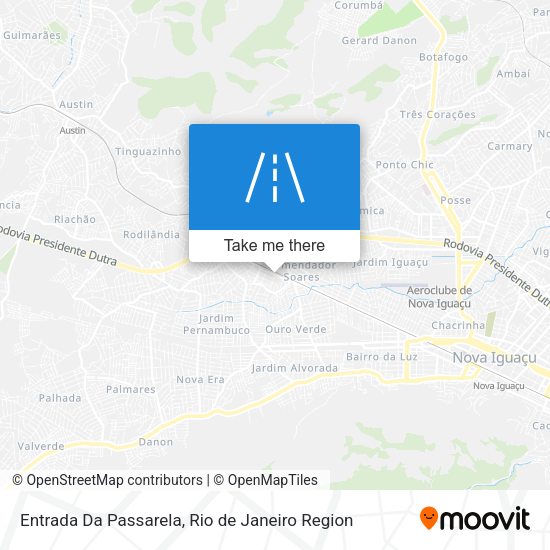 Entrada Da Passarela map