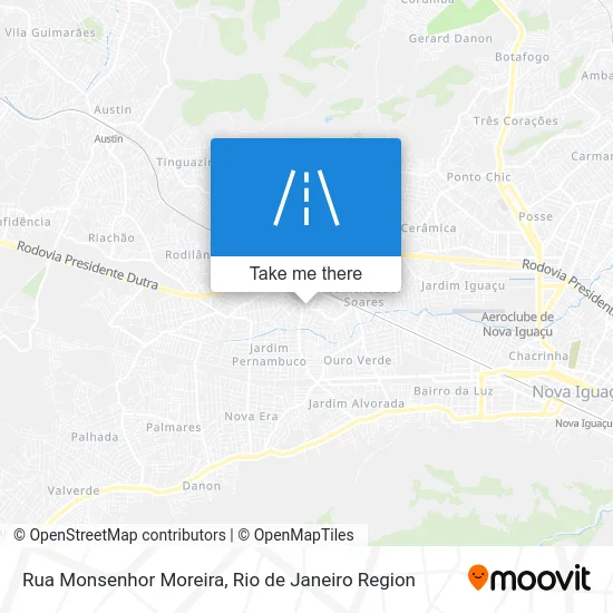 Rua Monsenhor Moreira map